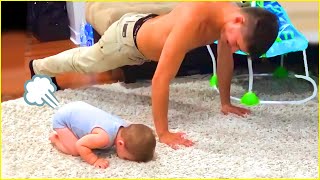 Funniest Moments of Babies with Daddy Videos   Funny Angels