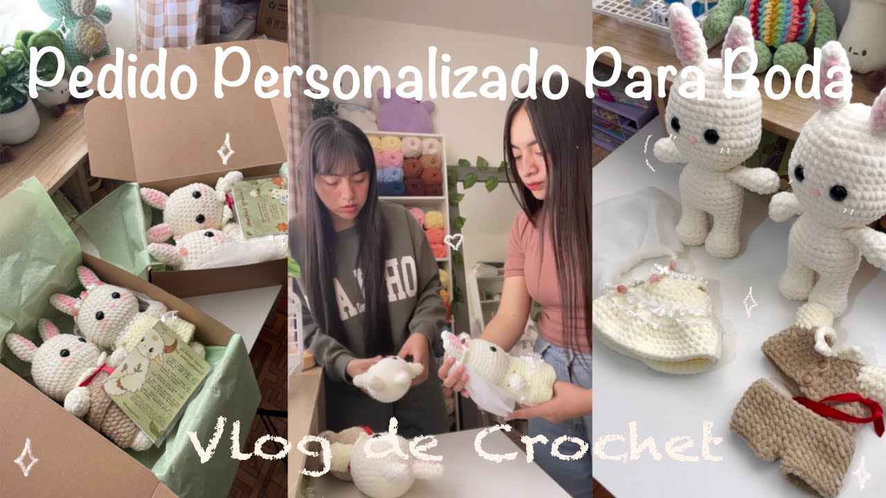 Realizando Pedido de Amigurumis Para una Boda | Vlog Crochet Toeygurumi