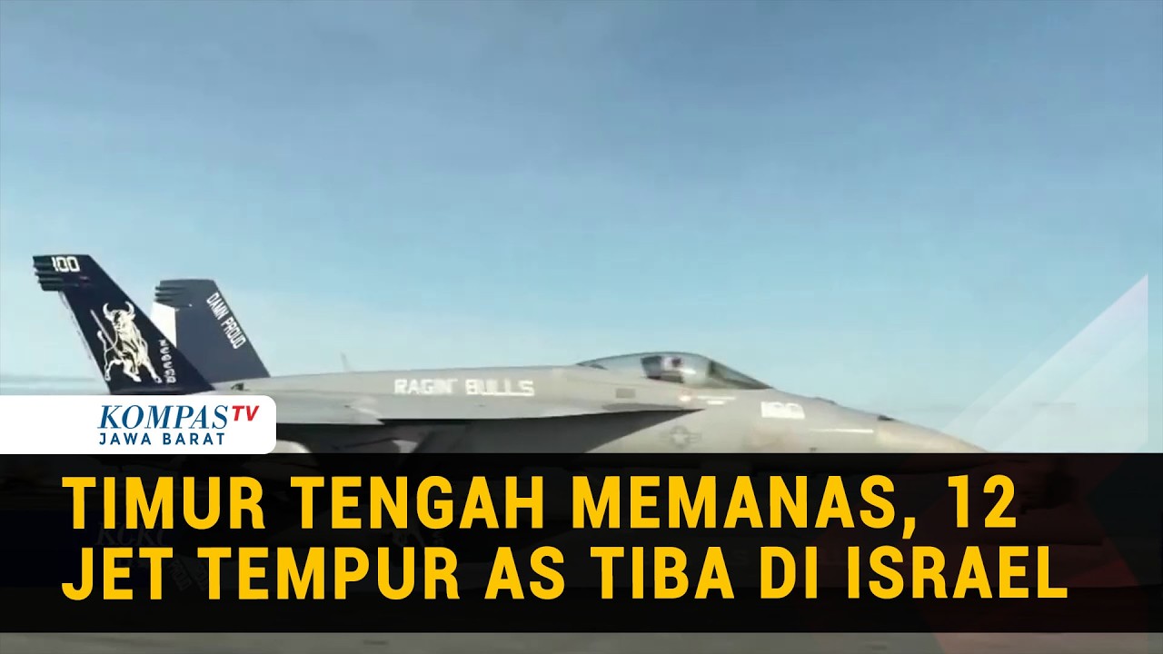 12 Jet Tempur AS Mendarat di Israel, Persiapan Perang Lawan Iran?