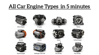All Car Engine Types Explained Simply in just 5 minutes