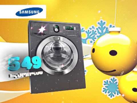 ახალი წელი სმაილში უკვე დაიწყო! სამსუნგის სარეცხის მანქანები 549 ლარიდან:) !