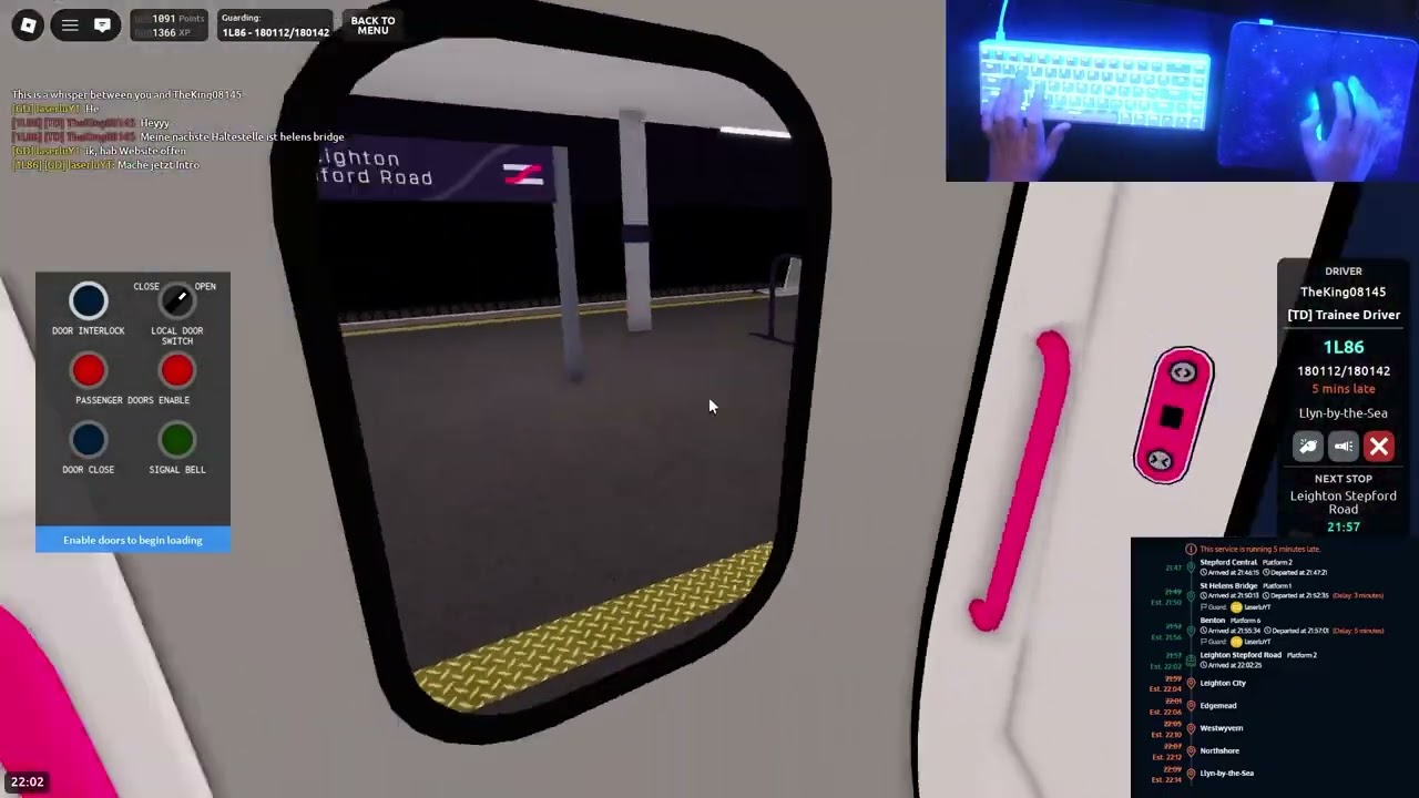 Als Schaffner in SCR | Stepford County Railway