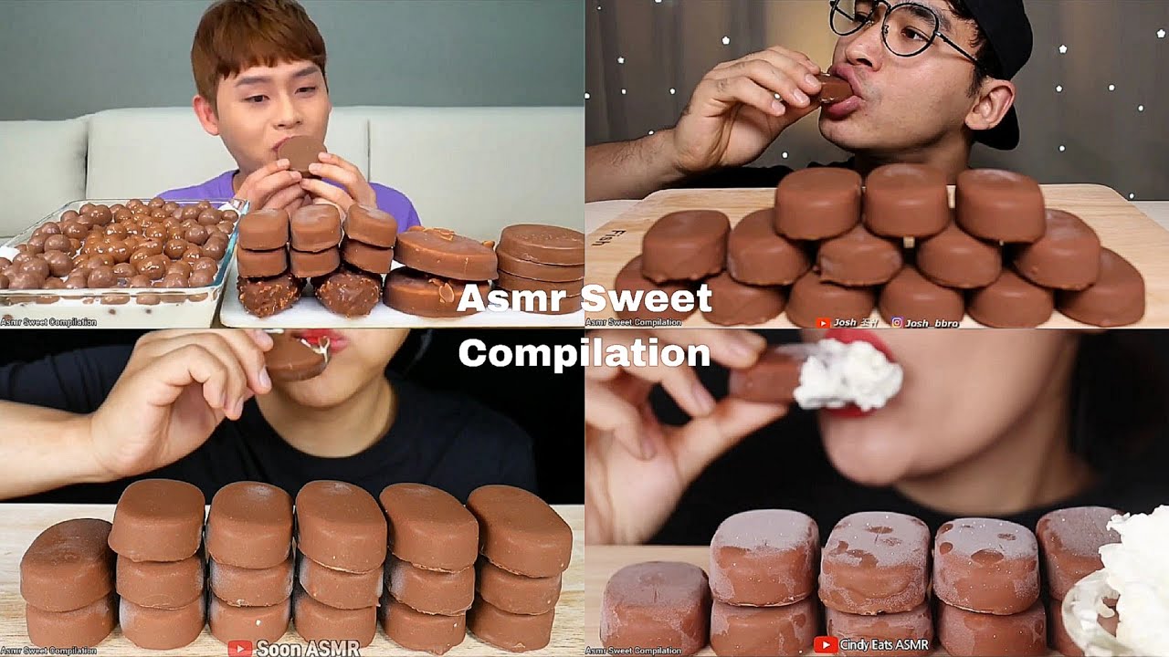 ASMR TICO CHOCOLATE ICE CREAM  Compilation| No Talking | Only Bits | ASMR Mukbang | ASMR Food