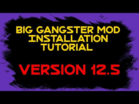 видео: GTA SA Big Gangster Mod Installation Tutorial (Re-upload)