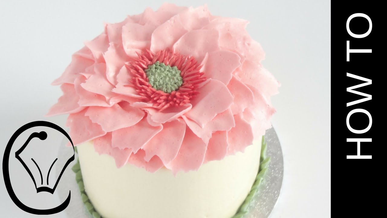 Super Easy Mini Buttercream Flower Cake by Cupcake Savvy's Kitchen