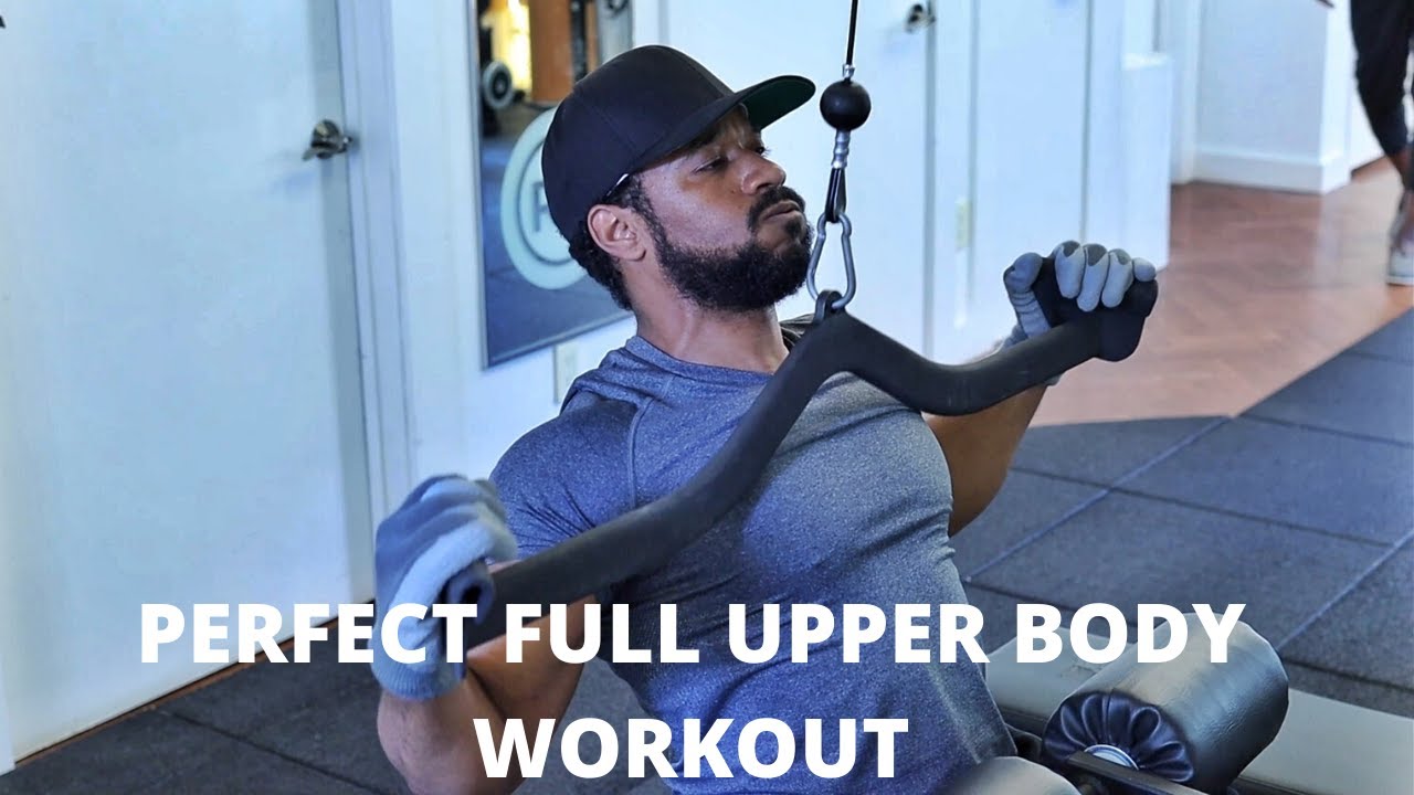 Upperbody Hypertrophy Workout Light Weight Training Day YouTube