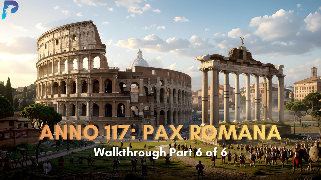Anno 117 Pax Romana Campaign Walkthrough – Part 6 🏛️ City Building in 4K