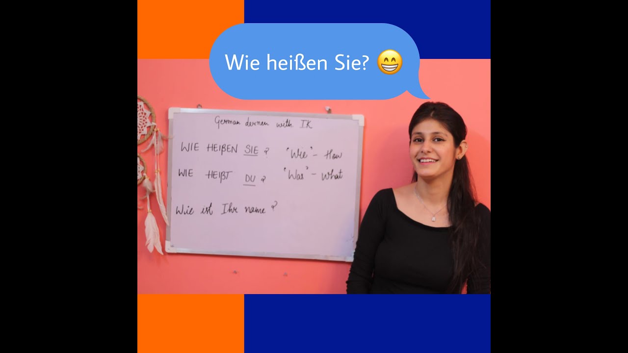 What is your name? My name is... German for beginners YouTube