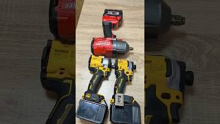 MILWAUKEE  M18 ONEFHIWF12, DEWALT DCF921 AND DCF850 #tools4life #beautifultools #woodworking