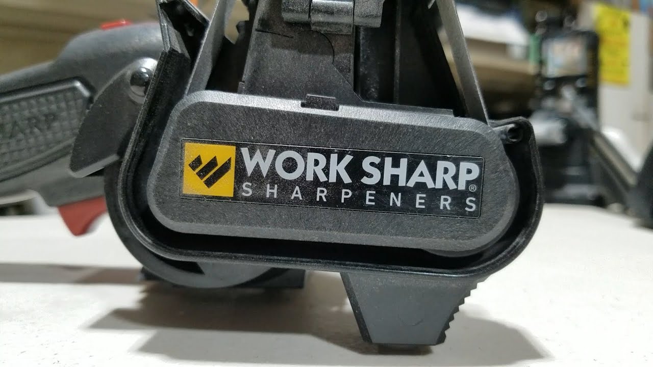 Knife Sharpening With The Work Sharp Knife & Tool Sharpener MK2 - YouTube