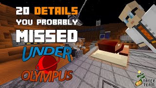 20 Details you probably missed in Under Olympus (Minecraft Adventure Map)