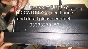 AX-9B PLUS WEIGHING INDICATOR