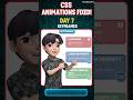 CSS basics Keyframe Animations | Day 7 CSS Series #technology #shorts #viral #coding #webdevelopment