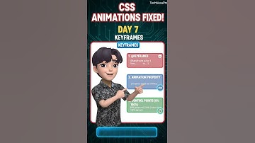 CSS basics Keyframe Animations | Day 7 CSS Series #technology #shorts #viral #coding #webdevelopment