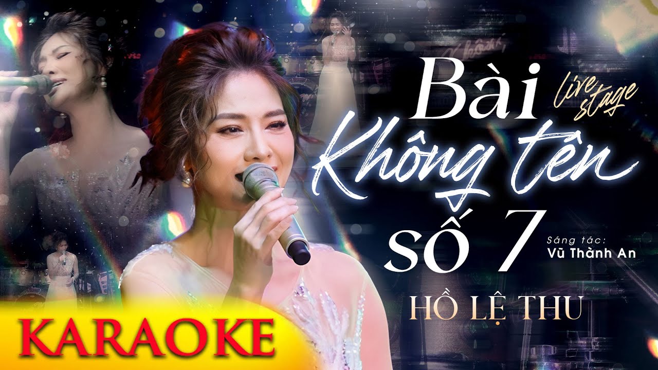 [Karaoke] Bài Không Tên Số 7 - Hồ Lệ Thu | Beat Hay Dễ Hát Nhất