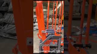 Split-type vertical wire payoff unit with wire buffering capability.