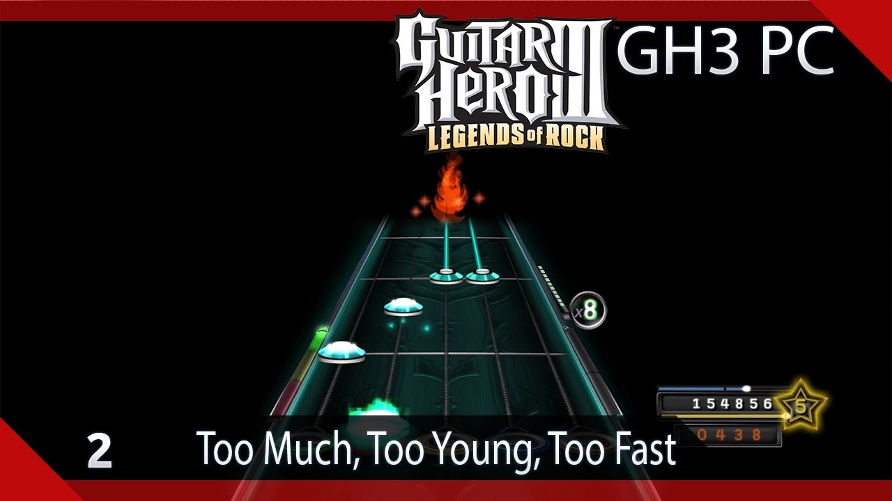 (GH3 PC) Airbourne - Too Much, Too Young, Too Fast [Expert] 5* 220k ...