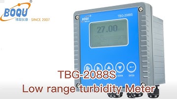 TBG 2088S Low range turbidity Meter for water quality monitor BOQU Instrument