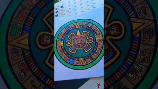 #coloringbook #mexicancoloringbook #mexicanindependenceday #azteccalendar #coloring #vivamexico