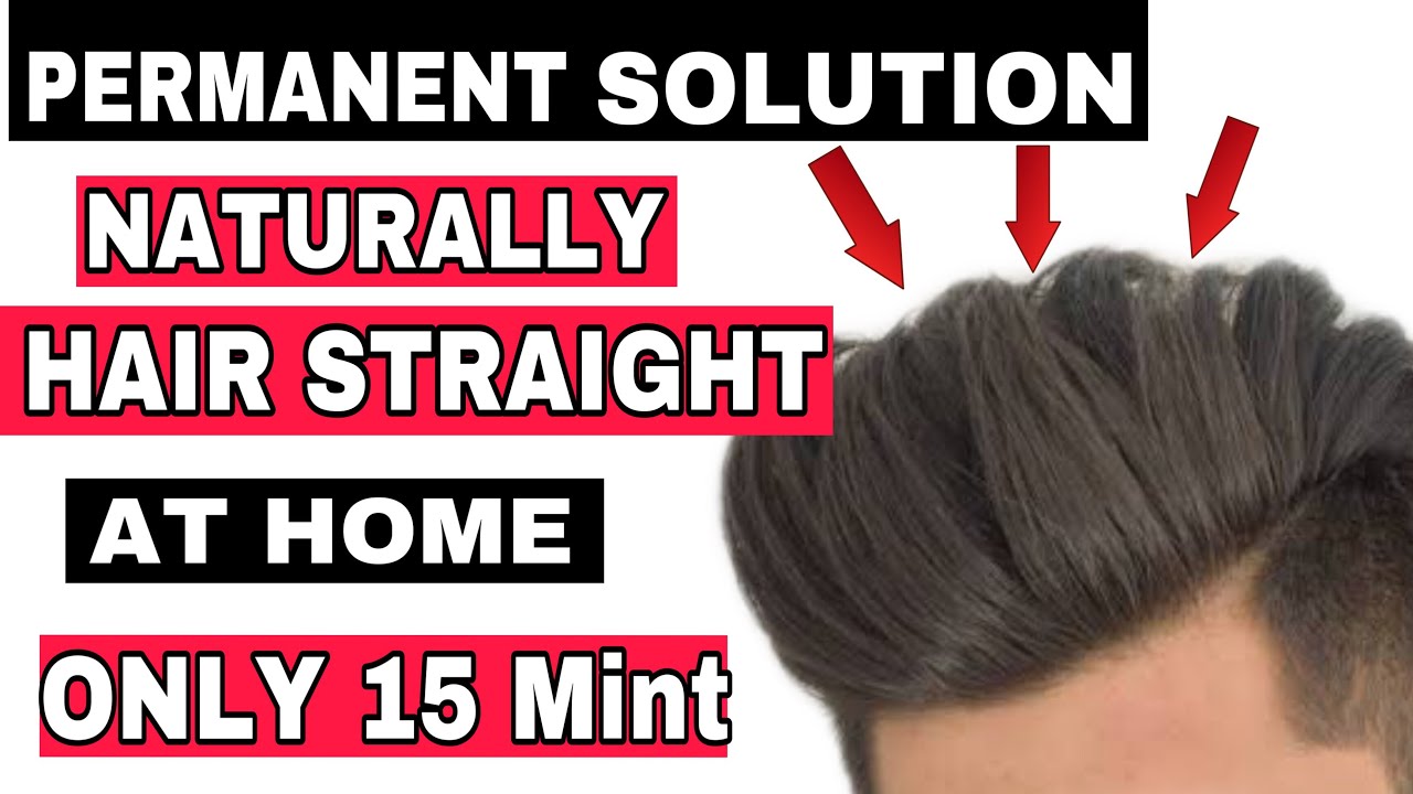 Permanent Hair Straightning,Smoothing, Rebonding At Home Naturally