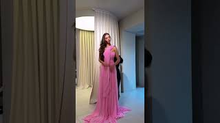 To order this pink dress DM reineecouture A soft pink couture gown designed with a sculpted corset