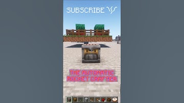 How to build the AUTOMATIC ROCKET CRAFTER! (FIXED) | Redstone with PsiVolt #minecraft #redstone