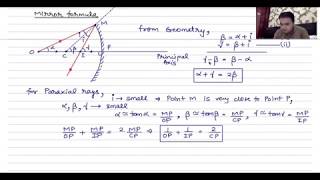 Geometrical Optics: Lecture 5