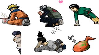 Naruto Ultimate Ninja - All Loading Screen Characters Animations