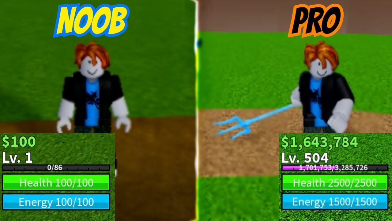 Starting As A Noob & Reached 500 Levels In Blox Fruits Roblox!