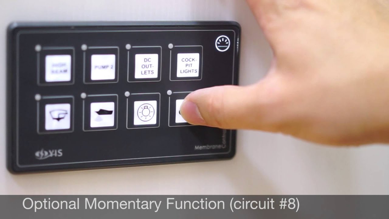 SP5030 Marine Membrane Touch Switch Panel Introduction ... hotel fuse box 