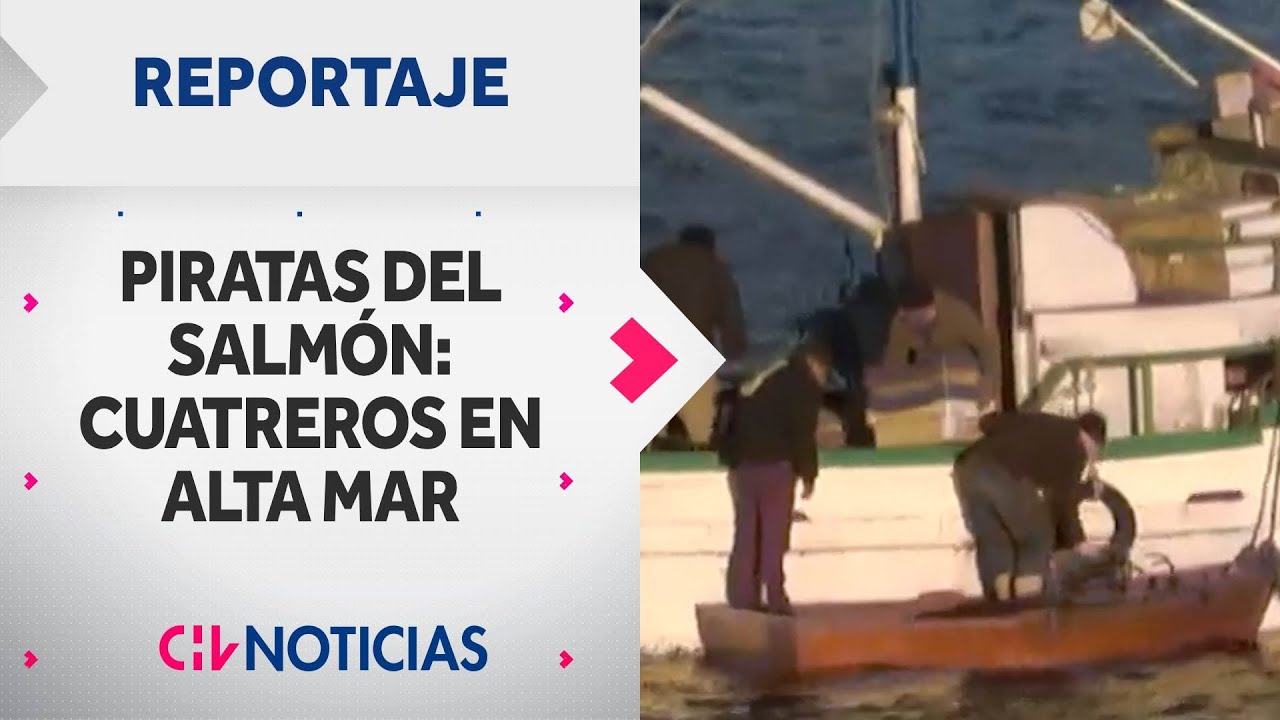 Capturan a BANDA DE PIRATAS que robaba salmones en mares del sur de Chile | Reportajes CHV