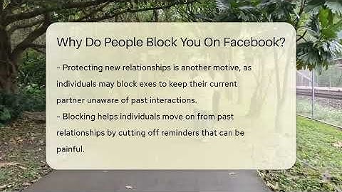 Why Do People Block You On Facebook? - Everyday-Networking