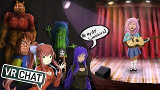 Singing for HOT ANIME WAIFUS #1!!! (VRChat Music Reactions)