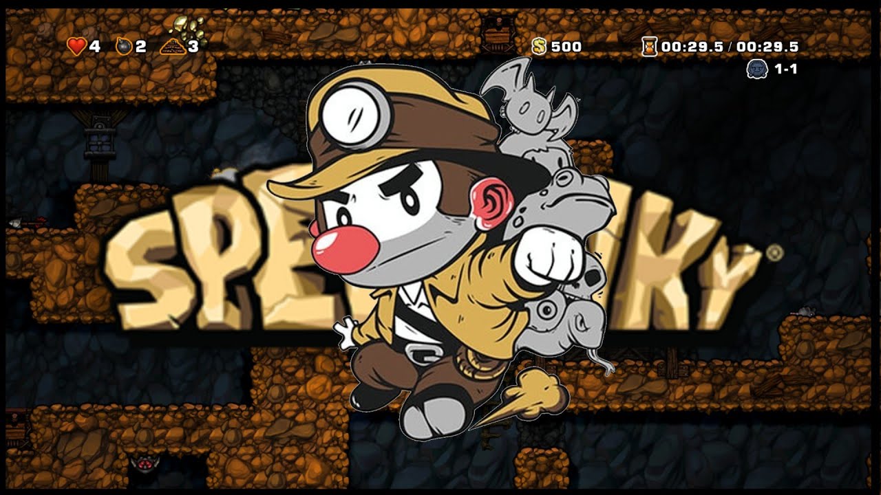 The Most CHAOTIC Spelunky Run Ever...