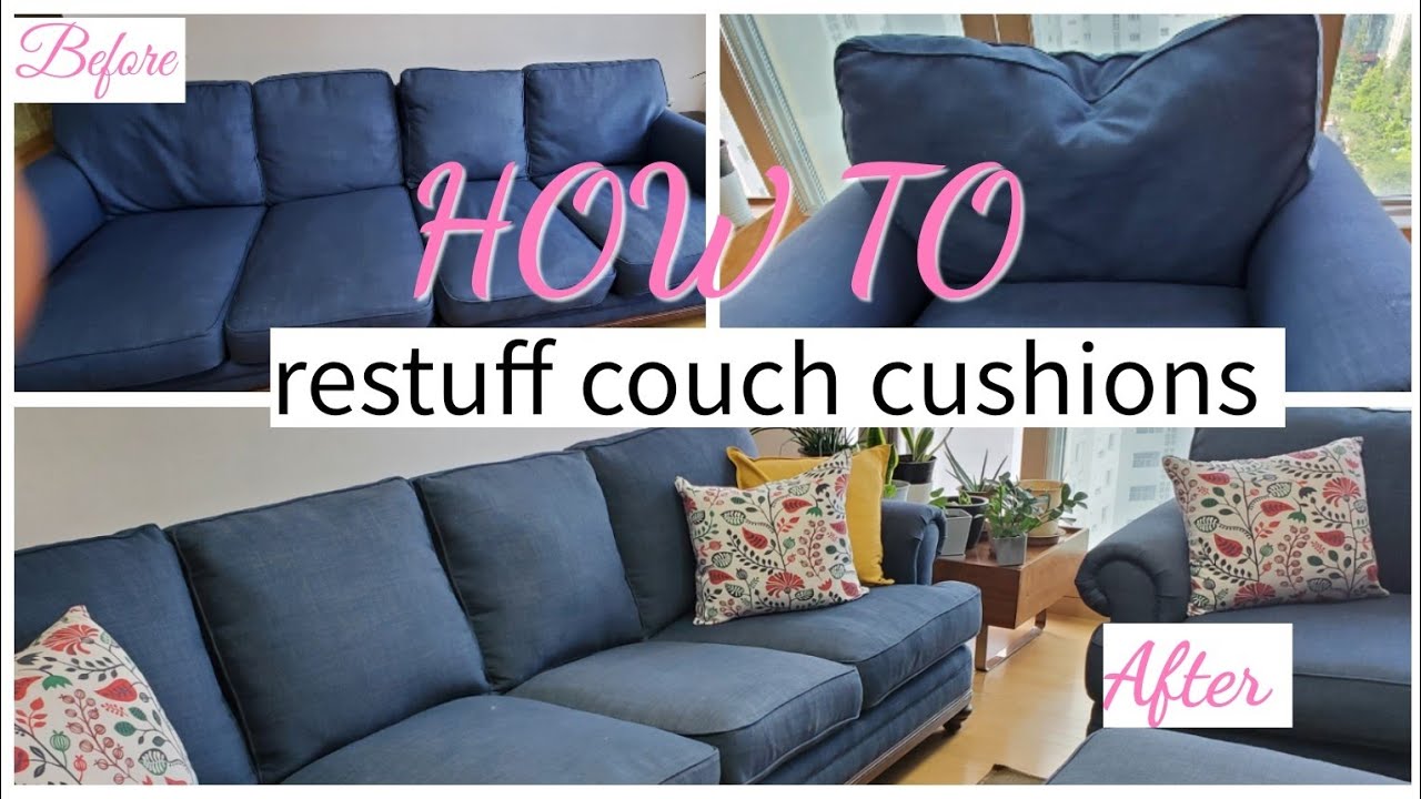 How to Restuff Couch Cushions and Bring Them Back to Life