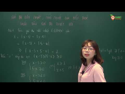 Video Nâng cao Toán lớp9, Tìm GTLN, GTNN của biểu thức chứa... - YouTube