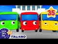 10 Piccoli Bus!! - 30 Minuti di Canzoni e Video Classici per Bebè | Little Baby Bum Italiano