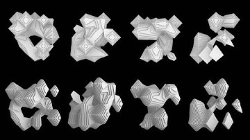 Random 3d Bumpy Metaball - Rhino Grasshopper