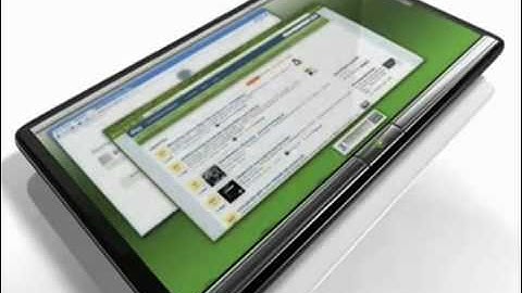 Google Tablet Concept demo and Chrome