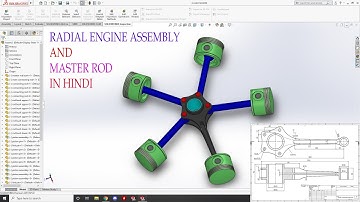 Radial Engine assembly #solidworkenginassembly#solidworkcad#swcad#radialengineassembly
