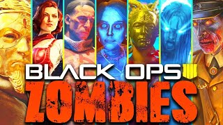 ALL BO4 ZOMBIES EASTER EGGS!! [CHAOS CREW] (Call of Duty: Black Ops 4 Zombies)