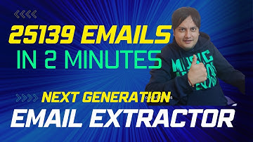 Email Extractor-Extract Unlimited Emails And Make Money