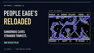 People Eage’s Reloaded | Alien Cave Rescue | C64 Gameplay Trailer