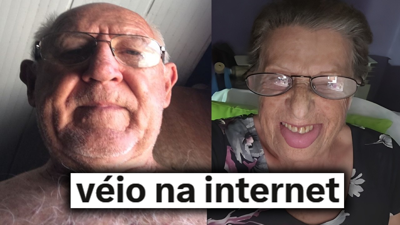 Velhos passando vergonha na internet