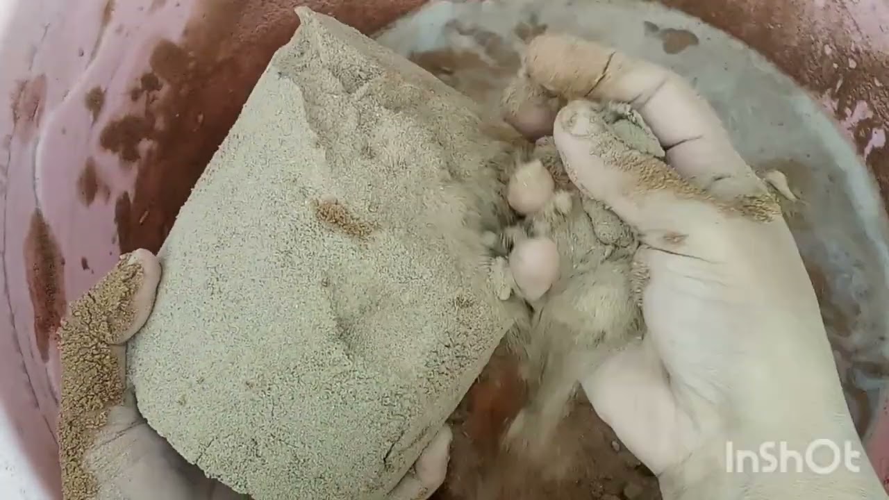 Gold texture water crumbles 🤤| After very long time |ASMR | support 😍💘