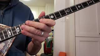 Bouzouki lick # 3 - note combination in major mode