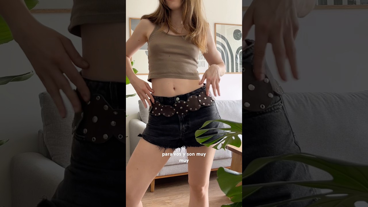 Cómo hacer un cinto con tachas, boho chic 