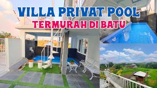 REVIEW VILLA MURAH FASILITAS LENGKAP DENGAN PRIVATE POOL DI KOTA BATU - MALANG 🏡👌