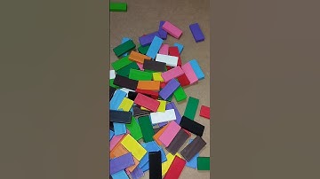 Domino Reverse #Satisfying Video #Asmr#Satisfying Mini Games