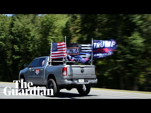 Convoys of Trump supporters take to roads after Biden campaign bus incident